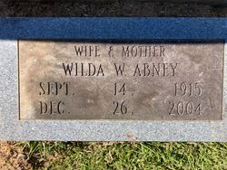 Wilda <I>Ware</I> Abney 