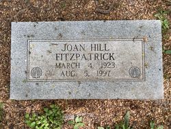 Joan Reynolds <I>Hill</I> Fitzpatrick 