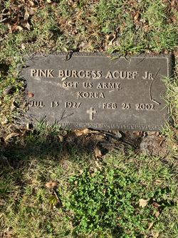Pink Burgess Acuff Jr.