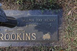 Wilma Fay <I>Henry</I> Brookins 