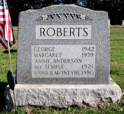 Margaret W <I>Semple</I> Roberts 