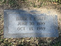 Mary Eloise <I>Eberley</I> Ridley 
