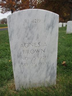 Agnes A Brown 