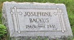 Josephine <I>Inderbitzen</I> Backus 