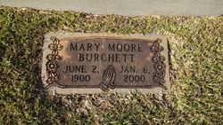 Mary <I>Moore</I> Burchett 