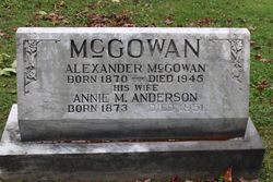 Annie M. <I>Anderson</I> McGowan 