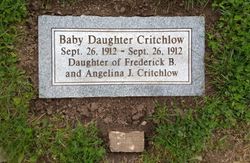 Infant Daughter Critchlow 