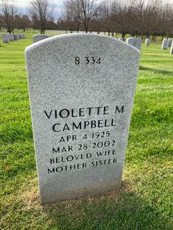 Violette Margaret “Vi” <I>Sayler</I> Campbell 