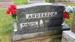 Mariane “Mariyana or yana” <I>Jorgensen</I> Anderson 