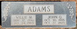 Willie Myra <I>Truman</I> Adams 