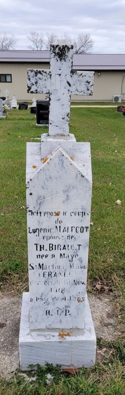 Eugenie Elizabeth <I>Malecot</I> Bibault 