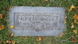 Alice <I>Dickson</I> Malum 