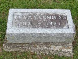 Emma V <I>McMahan</I> Cummins 