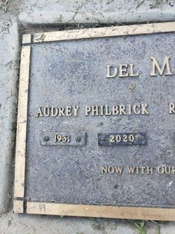 Audrey Muriel <I>Philbrick</I> Del Mas 