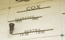 Bertha Beatrice <I>Martin</I> Cox 