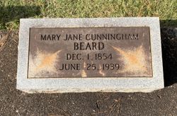Mary Jane <I>Cunningham</I> Beard 