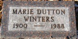 Marie Gertrude <I>Gregory</I> Winters Dutton 