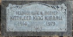 Kathleen <I>King</I> Kimball 