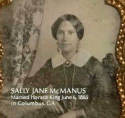 Sallie Jane <I>McManus</I> King 