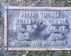 Arlene Virginia <I>Miller</I> Von Ree 