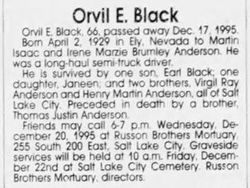 Orvil Earl Black 