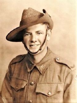 Private Clarence Leslie “Clarrie” Evans 