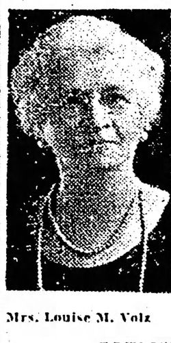 Mary Louise <I>Bissell</I> Volz 