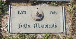 Julia <I>Eckert</I> Abendroth 