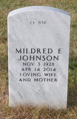 Mildred E “Elaine” <I>Parker</I> Johnson 