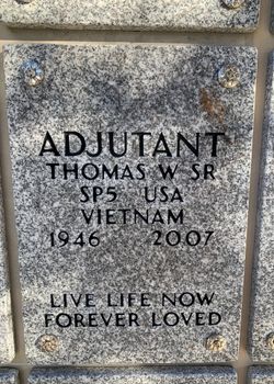 Thomas W Adjutant Sr.