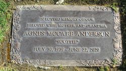 Agnes <I>McCabe</I> Anderson 