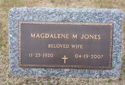 Magdalene <I>Moore</I> Jones 