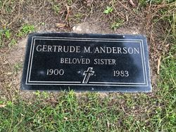 Gertrude M Anderson 