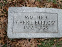Caroline “Carrie” <I>Davis</I> Burrow 