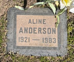 Aline A. <I>Cain</I> Anderson 