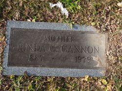 Rinda Caroline <I>Henderson</I> Cannon 