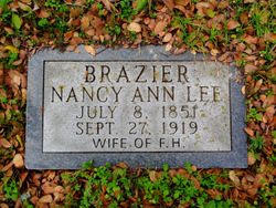 Nancy Ann <I>Lee</I> Brazier 