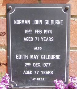 Edith May <I>Tomkins</I> Gilburne 