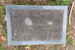 Jane <I>Stockard</I> Brown 