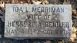 Ida L <I>Merriman</I> Beidler 