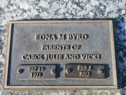 Edna M <I>Lee</I> Byrd 