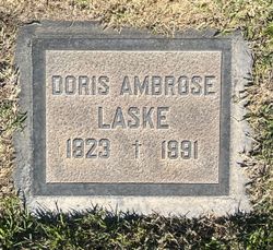 Doris <I>Ambrose</I> Laske 