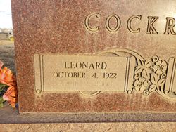 Leonard Cockrell 