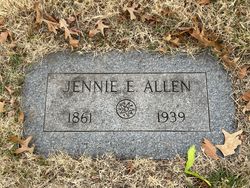 Jennie Elizabeth <I>Allison</I> Allen 