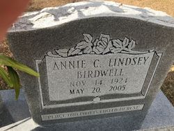 Annie Catherine <I>Lindsey</I> Birdwell 