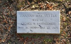 Hannah May <I>Vetter</I> Barthelmess 