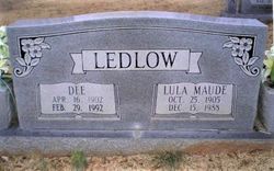Lula Maude <I>Hensley</I> Ledlow 