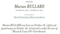 Marian Ruth <I>Mynatt</I> Bullard 