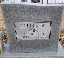 Johnnie W Orr 