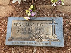 Edna Mae <I>Parker</I> Davis 